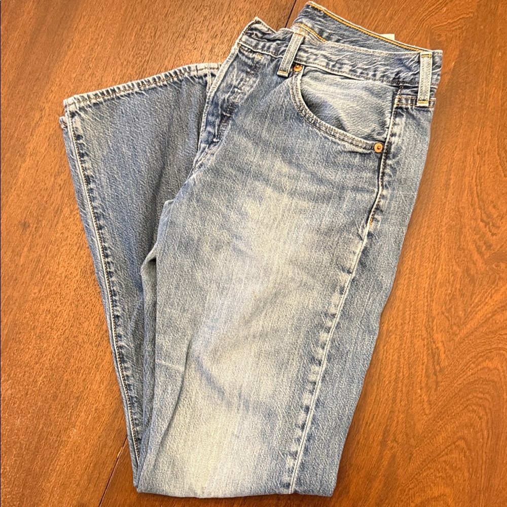 Levi's Light Blue Straight Leg Jeans
